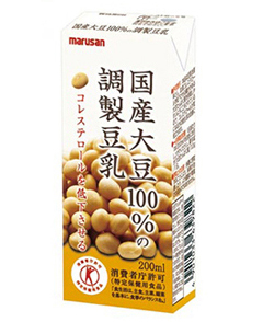 国産大豆１００％の調整豆乳